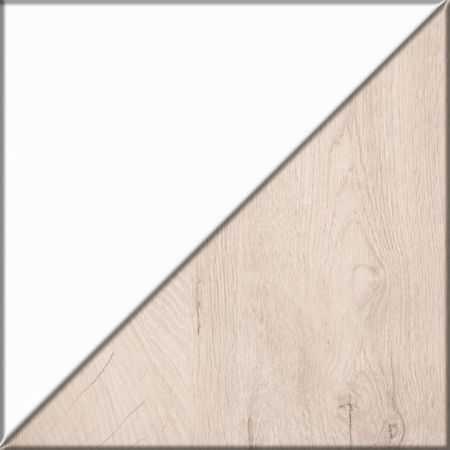 Муссон мебель для спальни: кровать 1600, основание, тумбочка и комод 4-ре ящика цвет белый/дуб эндгрейн элегантный