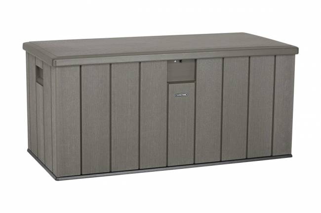 Сундук пластиковый WoodLook, 570 л, серый Сундук пластиковый WoodLook, 570 л, серый