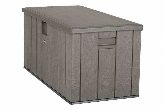 Сундук пластиковый WoodLook, 570 л, серый Сундук пластиковый WoodLook, 570 л, серый