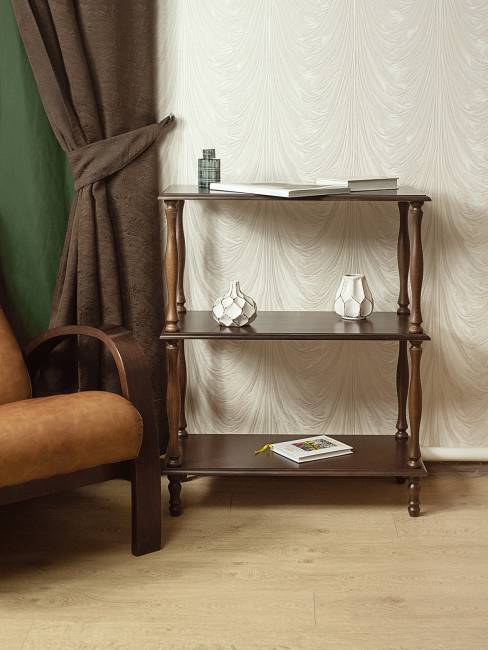 Этажерка П 9 средне-коричневый Этажерка П 9 средне-коричневый