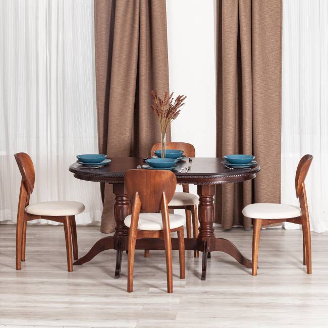 Стул DIAMANTE мягкое сидение / 1 шт. в упаковке бук, 42x42x85см, коричневый, ткань Tenerife Cream коричневый бук Стул DIAMANTE мягкое сидение / 1 шт. в упаковке бук, 42x42x85см, коричневый, ткань Tenerife Cream коричневый бук