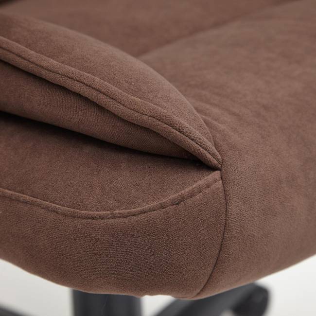 Кресло OREON флок, коричневый, 6 коричневый