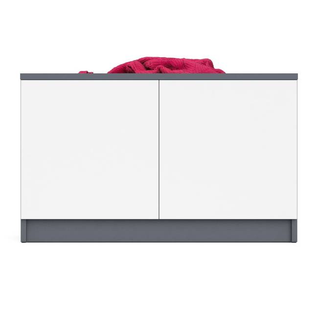 Тумба/антресоль Мори МА900.1 цвет графит/белый