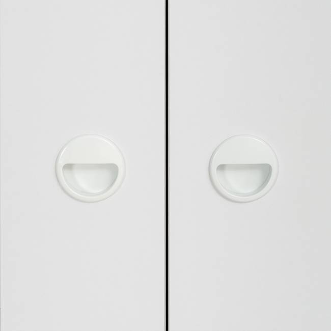 Письменный стол Вуди и платяной шкаф цвет белый премиум/дуб крафт золотой