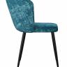 Стул DikLine 348 поворотный M19 бирюза, ножки черные