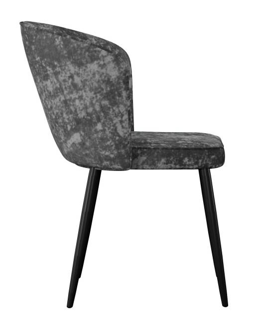 Стул DikLine 348 поворотный M14 серый, ножки черные