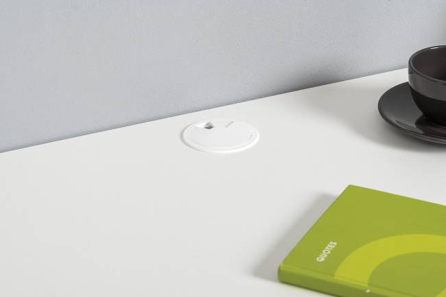 Рабочий стол с полкой и шкафом для одежды Торонто цвет белый шагрень/стальной серый Рабочий стол с полкой и шкафом для одежды Торонто цвет белый шагрень/стальной серый