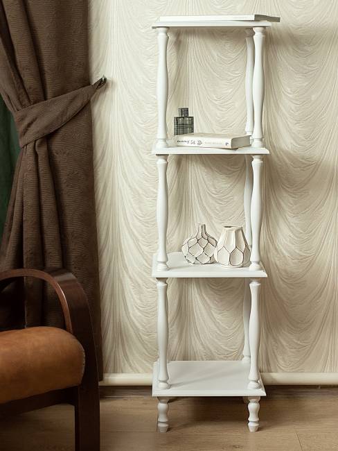 Этажерка П 8 белый Этажерка П 8 белый