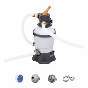 Песочный фильтр-насос 3028л/ч, резервуар для песка 8.5кг, фракция 0.45-0.85мм