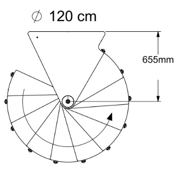Винтовая лестница Montreal STYLE d160