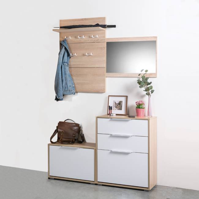 Зеркало навесное Куба цвет дуб сонома Зеркало навесное Куба цвет дуб сонома