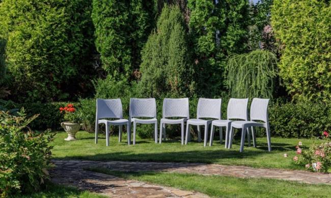 6 стульев JULY светло-серые