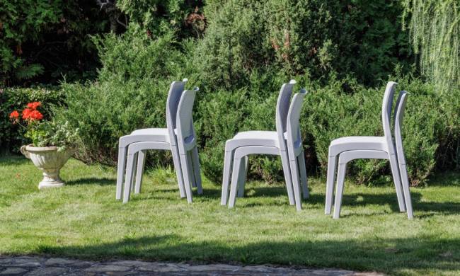 6 стульев JULY светло-серые