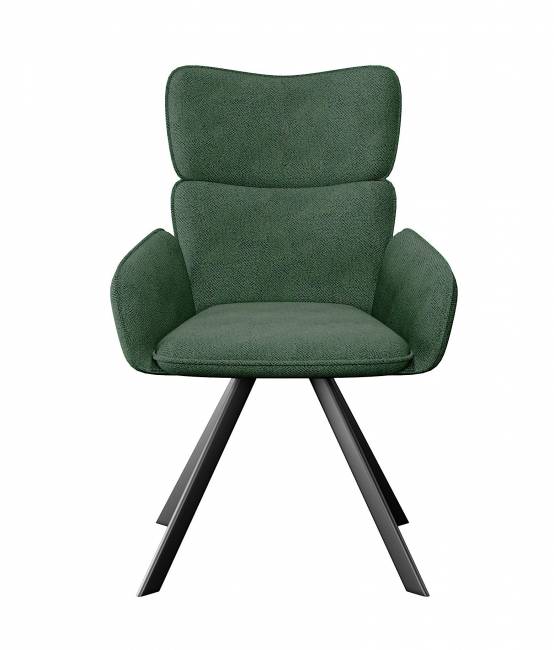 Стул DikLine 501 поворотный SB1 зеленый, ножки черные Стул DikLine 501 поворотный SB1 зеленый, ножки черные