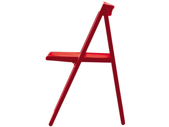 Стул пластиковый складной Enjoy красный 490х500х775 мм