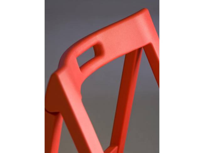 Стул пластиковый складной Enjoy красный 490х500х775 мм