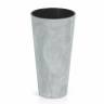 Кашпо для цветов "Prosperplast Tubus Slim Beton", бетон, 64+35л Кашпо для цветов "Prosperplast Tubus Slim Beton", бетон, 64+35л