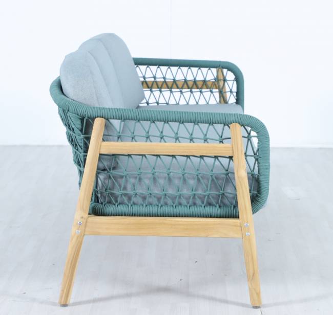 Диван деревянный трехместный Cambria натуральный, мальмо 1991х715х722 мм