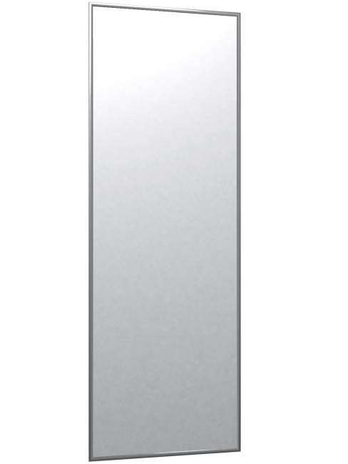 Зеркало настенное в раме Сельетта-5, глянец серебро 150 см х 50 см
