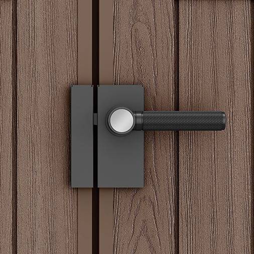 Сарай "Дарвин 6х8" (размеры 183 х 244 см), серый