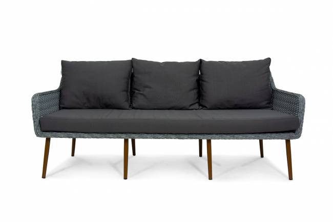 Комплект плетеной мебели MOKKA RIMINI (стол кофейный, 2 кресла, диван 3 х-местный)