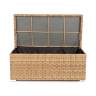 "Порту" сундук водонепроницаемый из искусственного ротанга, цвет соломенный