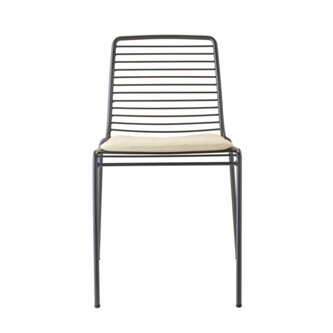 Стул металлический Summer антрацит 520х575х800 мм