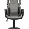 Кресло офисное «Scooter» (Черная+серая искусств. кожа)