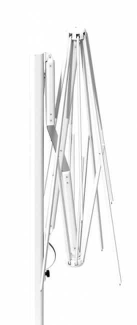 Зонт профессиональный 2.9х2.9 м Astro Starwhite белый, серо-коричневый 2900х2900 мм Зонт профессиональный 2.9х2.9 м Astro Starwhite белый, серо-коричневый 2900х2900 мм