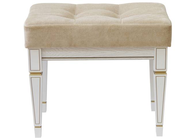 Банкетка Васко В 97Н белый ясень/золото