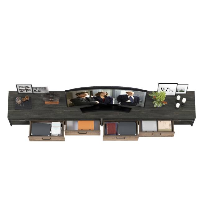 Две ТВ-Тумбы Трувор цвет дуб гранж песочный/интра Две ТВ-Тумбы Трувор цвет дуб гранж песочный/интра