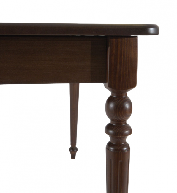 Обеденная группа Вивальди 120 со стульями Миранда орех/серый