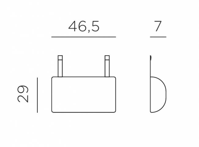 Подушка-подголовник для лаунж кресла Net Lounge розовый 465х290х70 мм