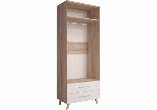 Мариус М-01 дуб баррик / белый матовый