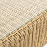 "Боно" журнальный столик из искусственного ротанга, цвет соломенный