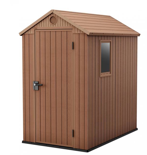 Сарай "Дарвин 4х6" (размеры 118 х 184 см), коричневый Сарай "Дарвин 4х6" (размеры 118 х 184 см), коричневый