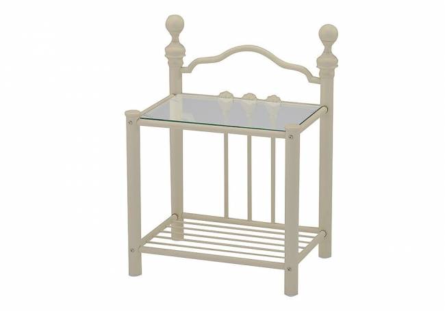 Тумба прикроватная «Дерби в белом» (Derby) (Античный белый ) Тумба прикроватная «Дерби в белом» (Derby) (Античный белый )