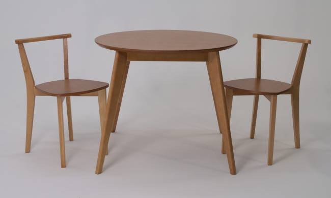 Стол Сканди К 100 натур со стульями Франк натур Стол Сканди К 100 натур со стульями Франк натур