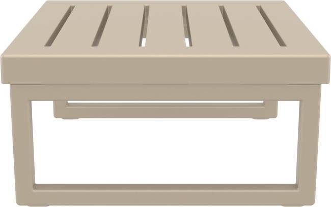 Комплект пластиковой мебели Mykonos бежевый, черный