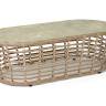 "Валенсия" журнальный столик из искусственного ротанга, цвет соломенный