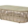 "Валенсия" журнальный столик из искусственного ротанга, цвет соломенный