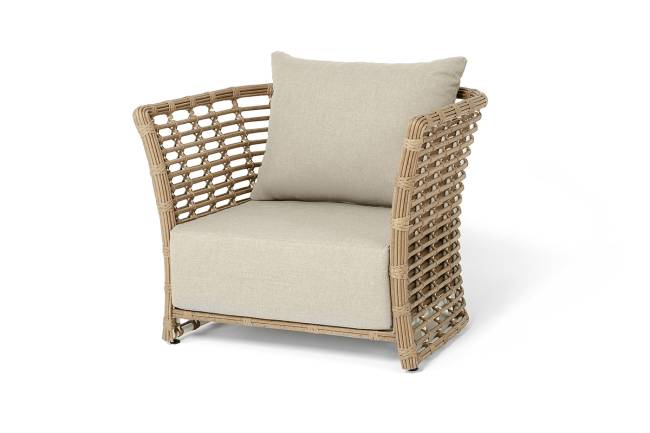 "Валенсия" кресло из искусственного ротанга, цвет соломенный